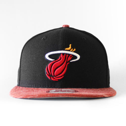 New Era Miami HEAT Team Solid Snapback