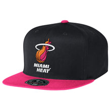mitchell and ness miami HEAT THROWBACK FITTED