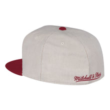 mitchell and ness miami heat CREAM OXFORD FITTED