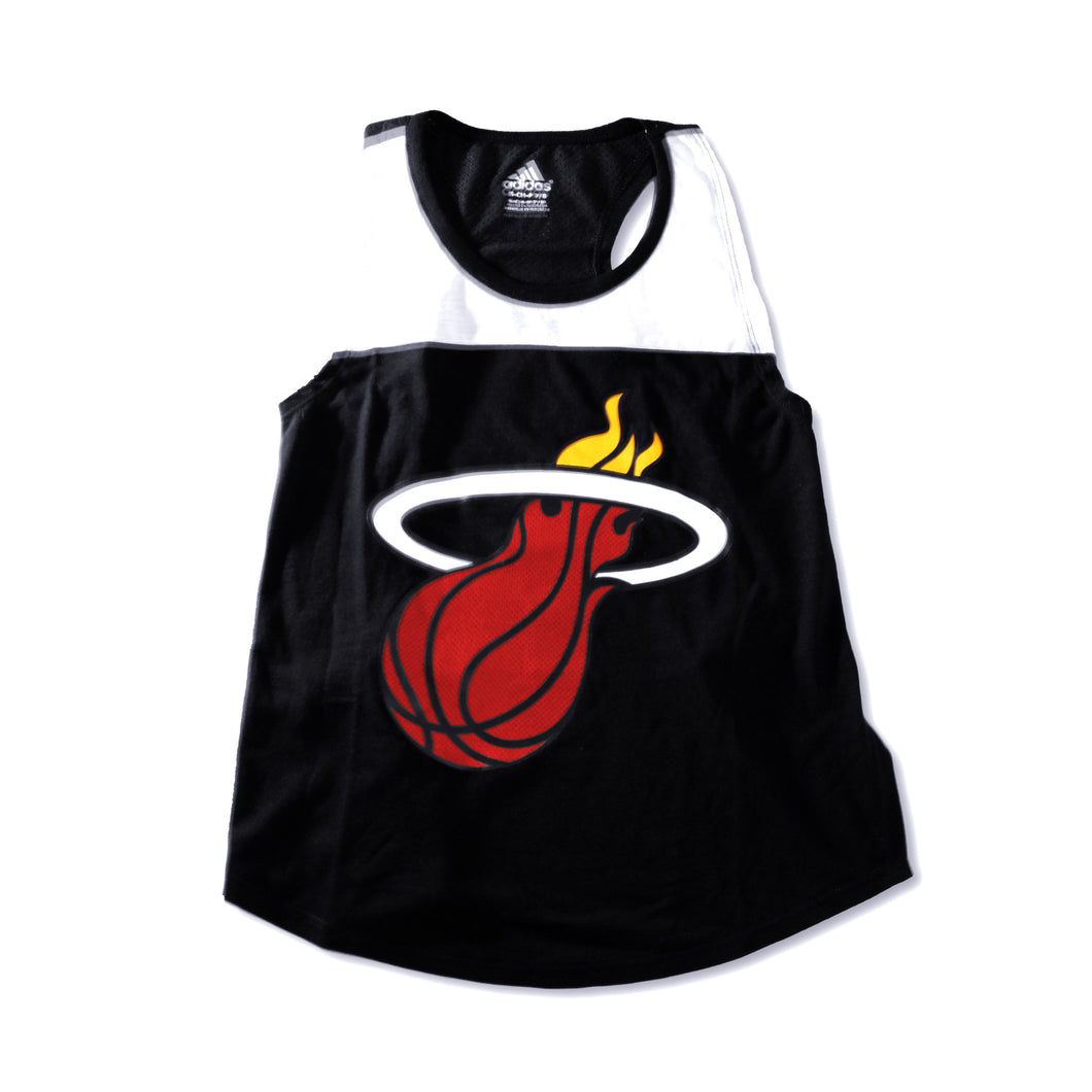 adidas Miami HEAT Girls Courtside Tank