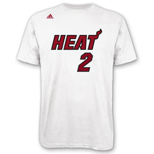 Joe Johnson Miami HEAT adidas Name and Number T-Shirt White
