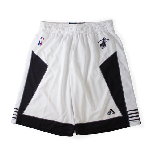 Miami HEAT adidas White Tie Swingman Shorts
