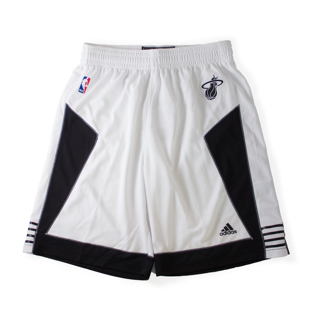 Miami HEAT adidas White Tie Swingman Shorts