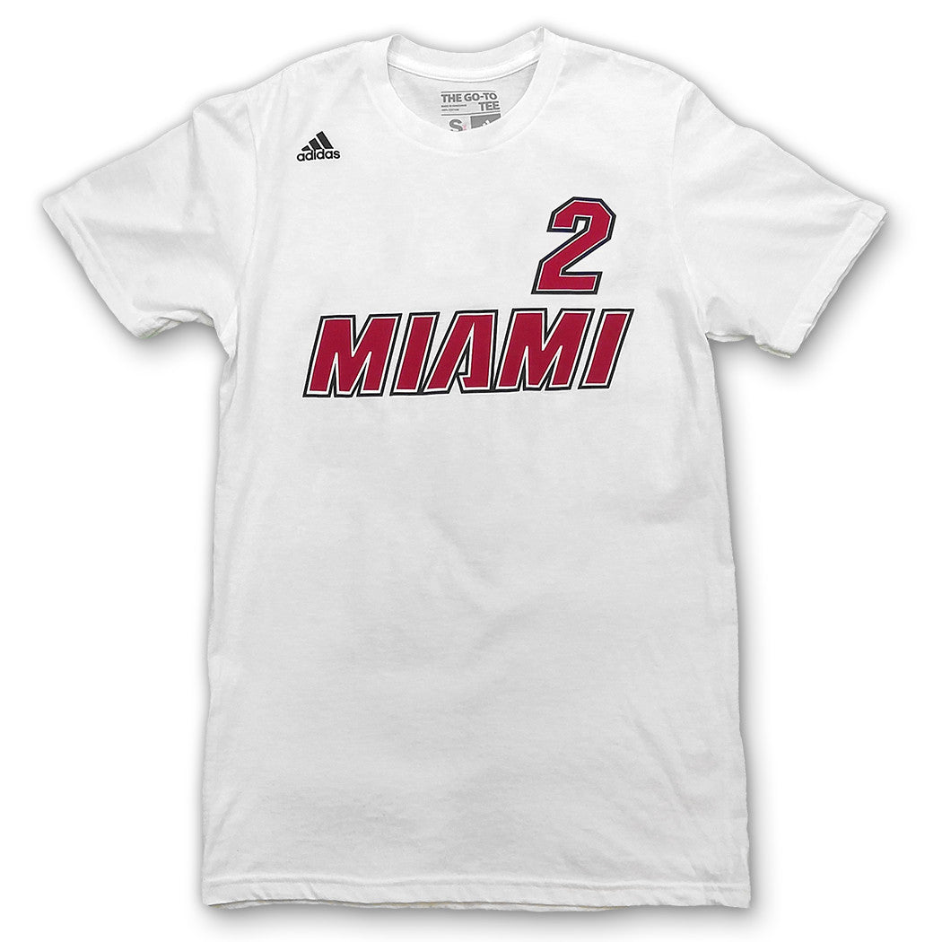 Joe Johnson Miami HEAT adidas Legacy Name and Number T-Shirt
