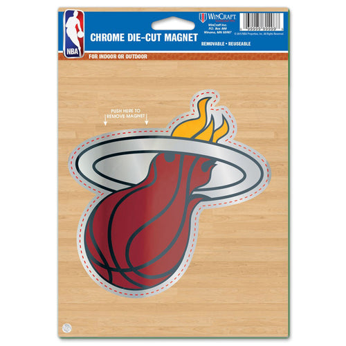 Miami HEAT Chrome Magnet