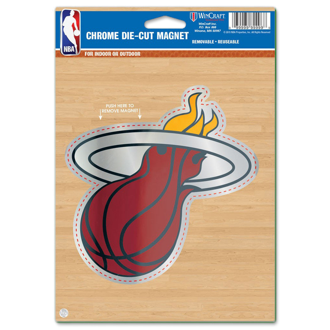 Miami HEAT Chrome Magnet