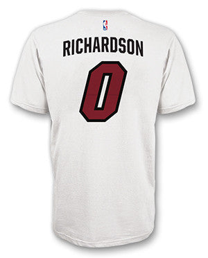 Josh Richardson Miami HEAT adidas Name and Number t-Shirt