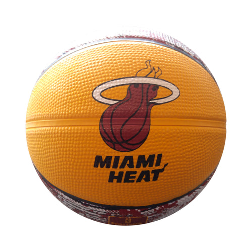 Spalding Miami HEAT Camo Grid Mini Ball