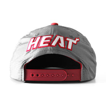 miami heat adidas 2TONE CROWN FLAT BRIM SNAPback