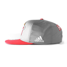 miami heat adidas 2TONE CROWN FLAT BRIM SNAPback