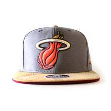 adidas Miami HEAT Earth Tones Flat Brim Snap Back