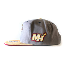 adidas Miami HEAT Earth Tones Flat Brim Snap Back