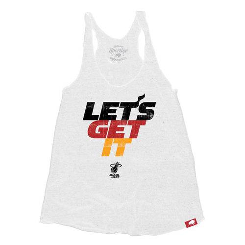 Sportiqe Miami HEAT Ladies Let's Get it Tank