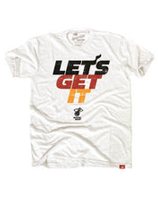 Sportiqe Miami HEAT Let's Get it T-Shirt White