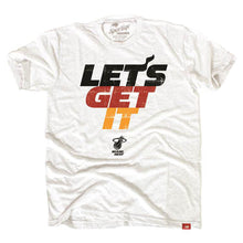 Sportiqe Miami HEAT Let's Get it T-Shirt White