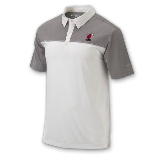 Columbia Sportswear Miami HEAT Front Nine Polo Black