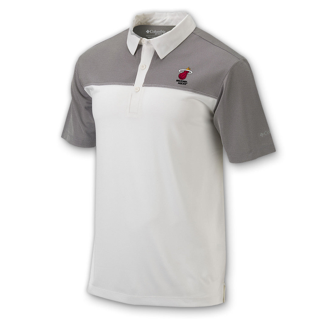 Columbia Sportswear Miami HEAT Front Nine Polo Black