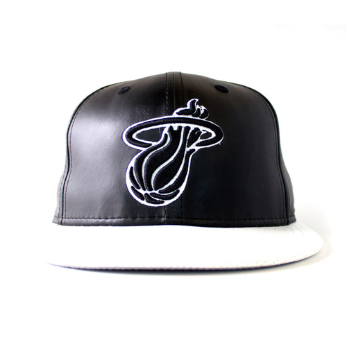 New ERA Miami HEAT Black & White  Fitted