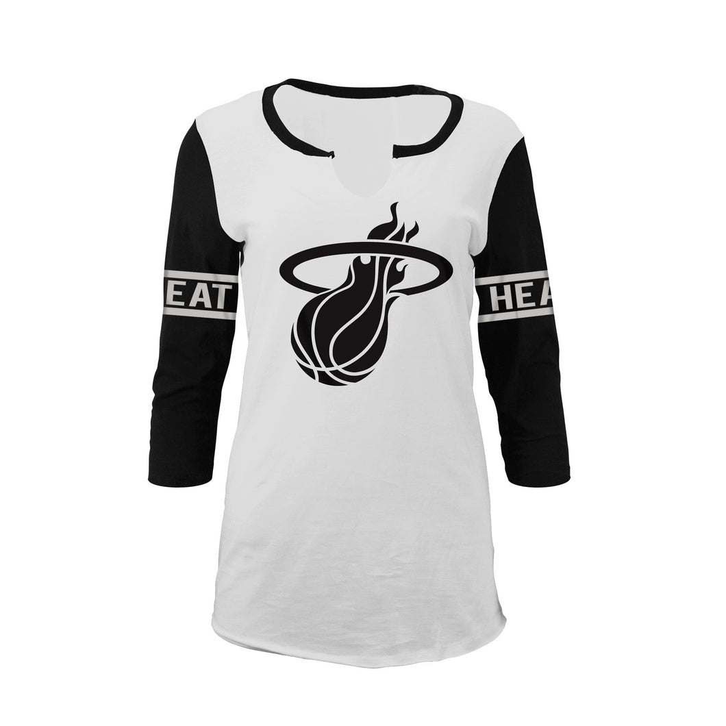 5th & Ocean Ladies 3/4 Foil T-Shirt