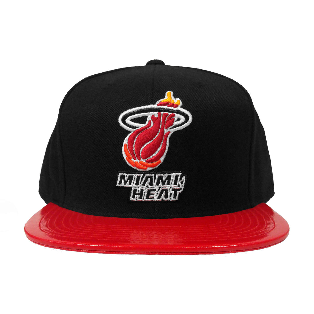 Miami HEAT Patent 2T Tonal Fitted Hat