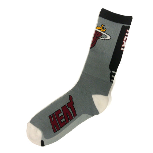 Miami HEAT Cool Grey Jump Key Sock