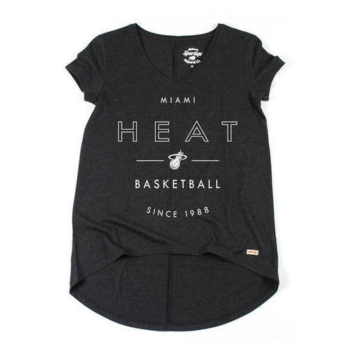 Sportiqe Miami HEAT Ladies Donia Vneck