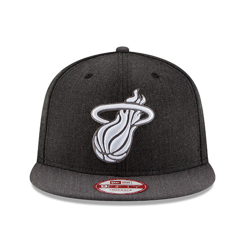 New Era Miami HEAT Heather Action Snapback