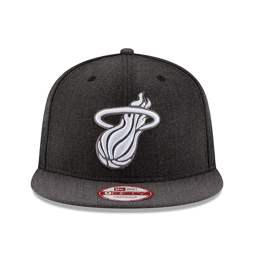 New Era Miami HEAT Heather Action Snapback