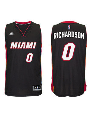 Josh Richardson Miami HEAT adidas Road Youth Swingman Jersey Black