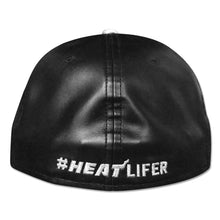 New Era Miami HEAT Black Metallic Silver Fitted Hat