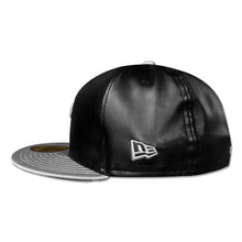 New Era Miami HEAT Black Metallic Silver Fitted Hat
