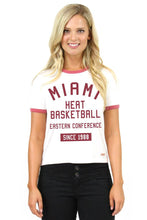 Sportiqe Miami HEAT Ladies Sienna Ringer