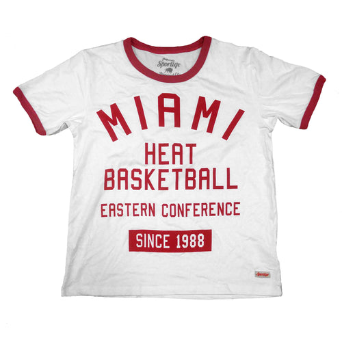 Sportiqe Miami HEAT Ladies Sienna Ringer