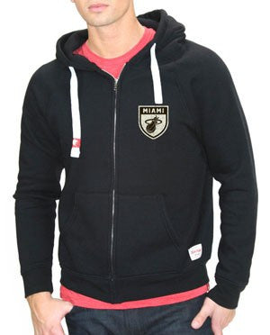 Sportiqe Miami HEAT Black Tie Case Hoody