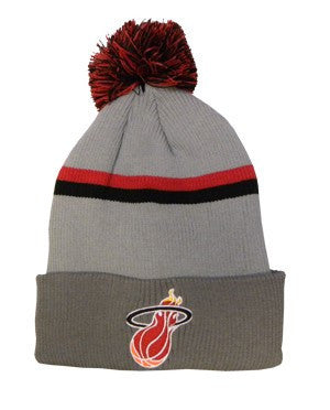 Mitchell and Ness Miami HEAT Slate Beanie