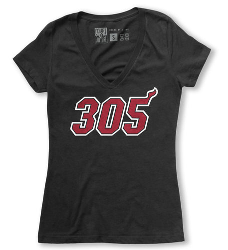 305 Ladies V-Neck Tee
