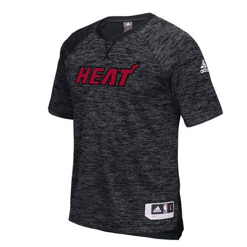 adidas Miami HEAT 2016 On Court Short Sleeve Shooting Shirt