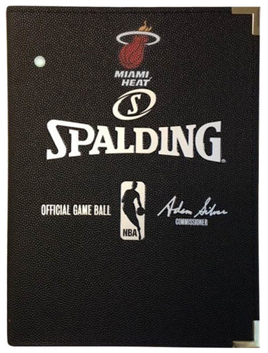Spalding Miami HEAT Pebbled Notebook