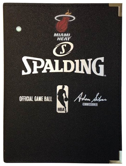 Spalding Miami HEAT Pebbled Notebook