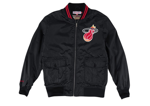 Mitchell and Ness Miami HEAT Play Caller Woven Jacket