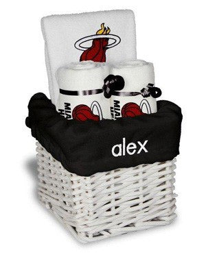 Designs by Chad and Jake Miami HEAT Custom Infant Small Basket