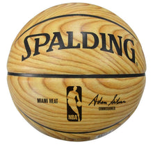 Spalding Miami HEAT Wood Grain Basketball