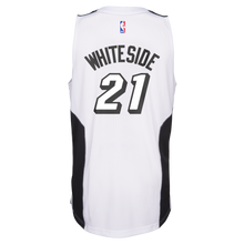 Hassan Whiteside Miami HEAT adidas White Tie Swingman jersey