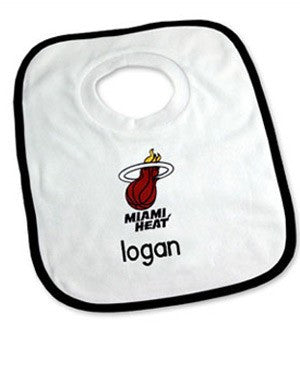 Designs by Chad and Jake Miami HEAT Custom Infant Pullover Bib