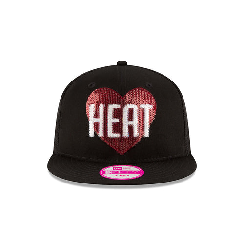 New ERA Miami HEAT Ladies Glitter Flip Cap