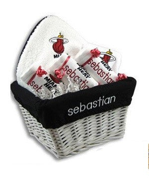 Designs by Chad and Jake Miami HEAT Custom Infant Medium Basket