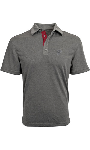 Level Wear Miami HEAT Shadow Text Affirmed Polo