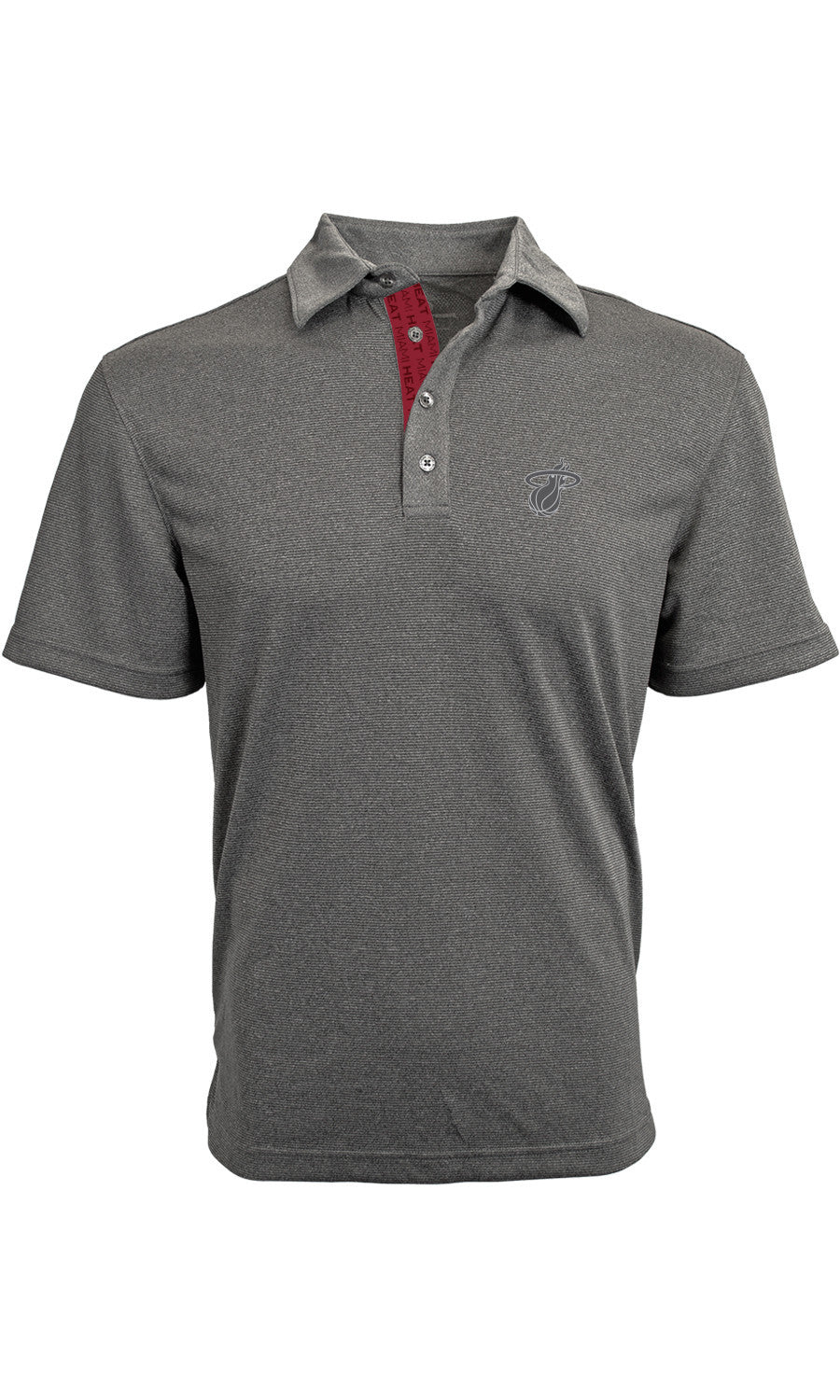 Level Wear Miami HEAT Shadow Text Affirmed Polo
