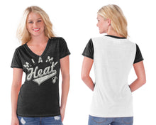 Touch By Alyssa Milano Miami HEAT Ladies Bases Loaded T-Shirt