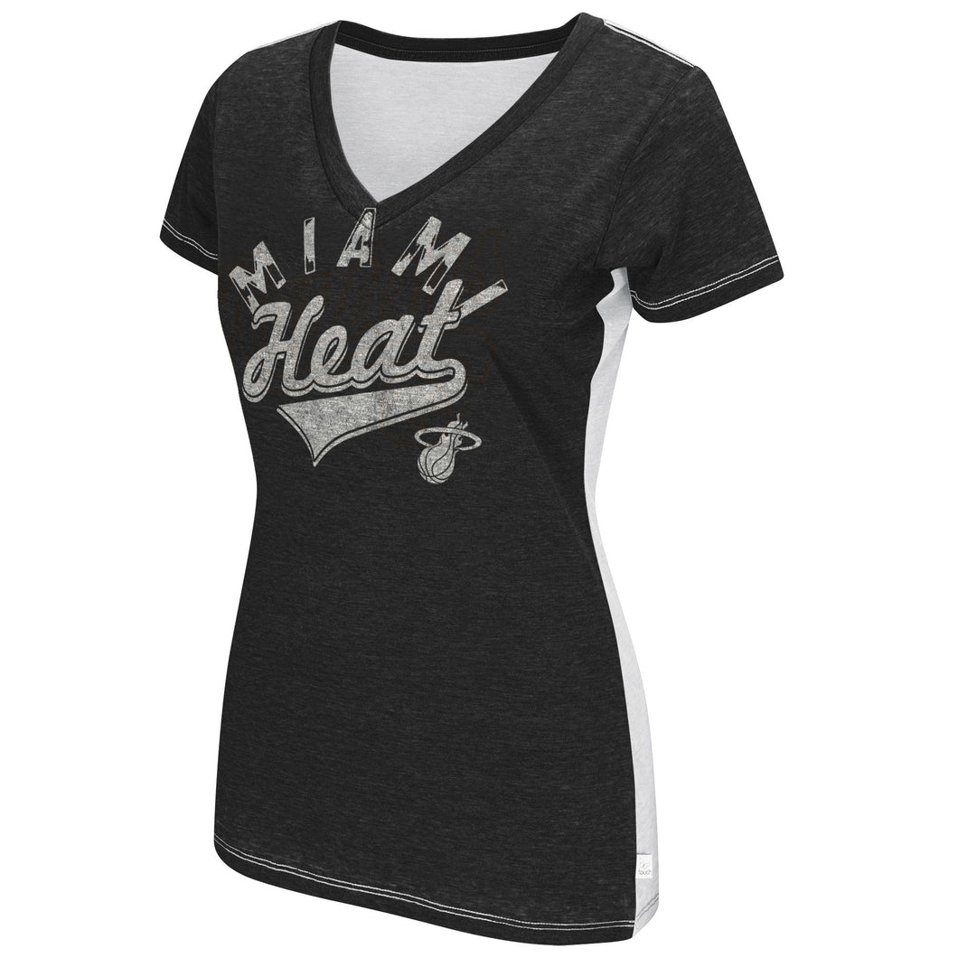 Touch By Alyssa Milano Miami HEAT Ladies Bases Loaded T-Shirt